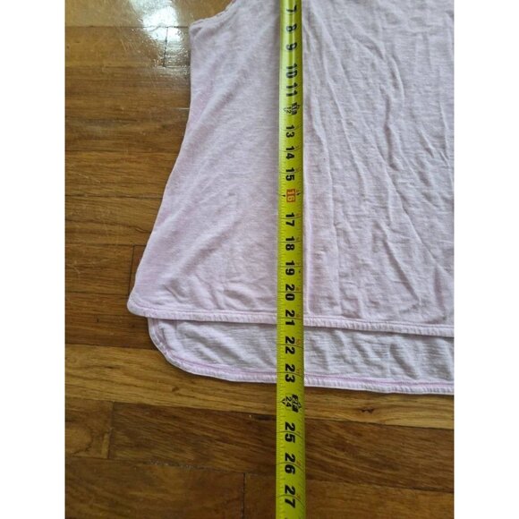 Eileen Fisher Hemp Organic Cotton Twist Scoop Neck Shell Top Pink S/P A001076 - Picture 8 of 9